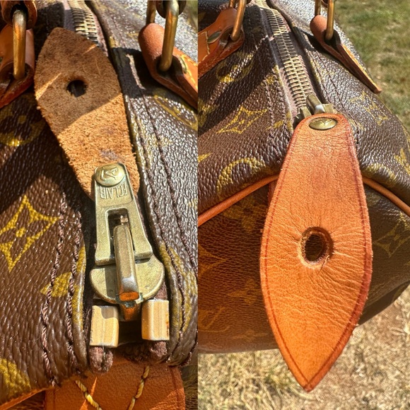 Louis Vuitton Speedy 30 from 1982 with COA date code: 822SA - Picture 10 of 17